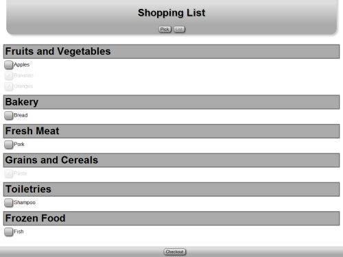 Simple Shopping List Screenshot
